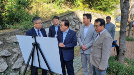 이채익 올림푸스 아파트 대공원로 도로 확장으로 안전 통학로 기대