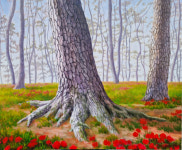 강문철 작가,뿌리깊은 거목의 힘찬 생명력개인전