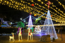 선암호수공원, 성탄 분위기 물씬