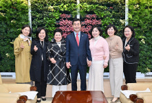 김영길 울산 중구청장, 어린이집연합회 환담