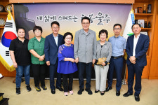 울주군수-청량읍 쌍용하나빌리지 입주자대표회 환담