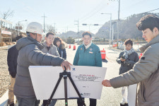 김종훈 울산시의원, 범서하이패스IC~천상하부램프 확장공사 점검