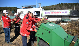 북구, 영농부산물 파쇄작업 지원