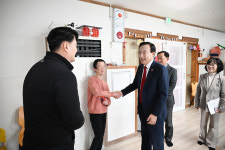 박천동 북구청장, 중증장애인 거주시설 현장방문