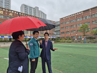 김종훈 울산시의원, 범서지역 일선 학교 민원현장 점검