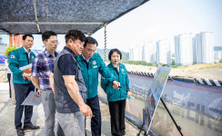 울산 북구청장, 강동관광단지 롯데리조트 건립현장 점검