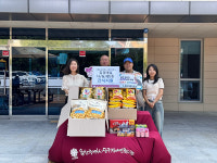 김경태씨, 울산 동구장애인복지관 간식 나눔