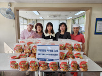 이든푸드서비스서부수도사업소점 | 기린푸드, 서부장애인복지관에 식자재 후원