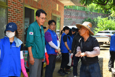 울주군, 범서읍 수해복구 봉사활동