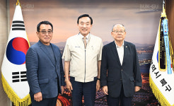 북구청장, 북구 전몰군경유족회 임원과 간담회