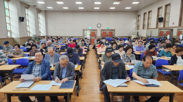 대한노인회 남구지회, 경로당 회장단 회의·인식개선교육