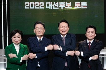 대선후보 첫 4자토론 치열한 셈법
