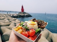 제주 이호테우해변 맛집 섬마을청년회관, 큐브스테이크를 맛보고 싶다면