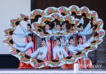 평화통일염원! 대학 춤 축제! 경희대학교 김백봉부채춤     