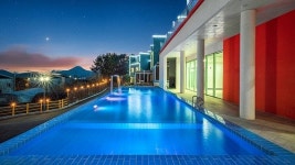 국내 여름 휴가지 순천만 펜션 더스카이풀빌라