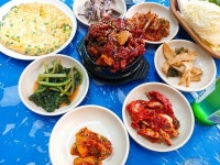 여름 여수여행, 여수맛집 한꾼에에서 즐기는 여수해물삼합 추천