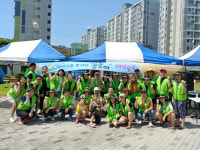 아이·부모님 함께 하기 위한 아이다움봉사단, 물놀이 체험 봉사 실시