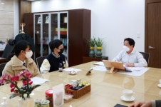 주광덕 남양주시장, 퇴계원중학교 학생 기자단과 인터뷰