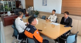 김화식 창녕소방서장, 재보궐선거 투·개표소 지도 방문