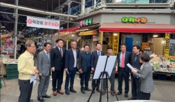 경남도의회 지역경제연구회, 지역 전통시장 찾아 현지활동 실시