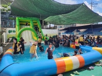 창녕군 청소년수련관, 폭염 이겨낸 물놀이 축제 Water Show