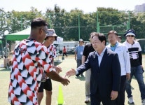 남양주시장배, 기업체 한마음 족구대회 열려