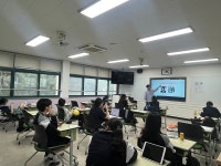 전주시 청년성장프로젝트, 완산여자고등학교 청년카페 교육 진행