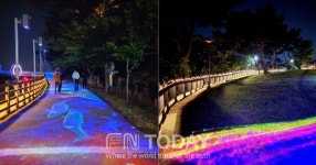 광양시, 해비치로 삼화섬 경관조명 눈길