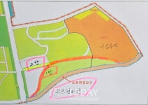 순천 왕지·조례 지구단위계획(변경) 결정(안) 도로개설 선형 말썽