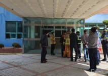 22일 진주남중학교서 화재 발생