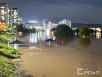 [진주_폭우피해]진주시 진성면 중촌천 제방 유실...긴급 대피령