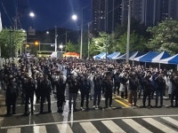 [7보]진주 CU 물류센터 노동자 사망 참변…경찰 무리한 대응 비판 확산