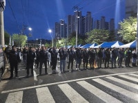 [7보]진주 CU 물류센터 노동자 사망 참변…경찰 무리한 대응 비판 확산