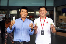 시드니동포 회사, 손 세정제 2천개 무료 배포