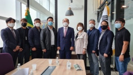 황인상 신임 주상파울루총영사, 한인회 및 한인언론사들과 상견례 가져