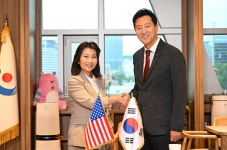 오세훈 서울시장, 실비아 장 루크 하와이주 부주지사와 면담