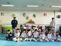 [SR사회공헌] 양주시 한국‧한미 태권도장 원생 이웃돕기 사랑의 라면 기탁