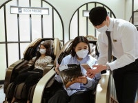 [SR유통] 롯데백화점 바디프랜드 안마의자 체험 판매