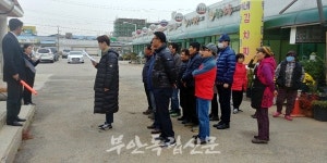 부안 줄포상설시장, 소방서와 합동소방훈련 가져