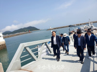 한근호 부안군 부군수, 위도 주요 사업장 현장 행정 나서