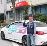 부안우체국 앞 1인 시위…집배 중노동, 대책 마련해라