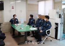 진교훈 전북경찰청장, 부안서 격포파출소 현장 방문