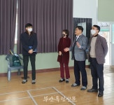 전북도의회 김정기 의원 관내 중학교 체육시설  현장 찾아