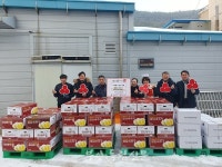 지산지공 마을기업, 김치 74박스 부안군 기탁