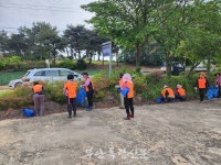 부안소방서 의용소방대, 주산중학교 봉사활동 펼쳐