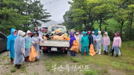 하서면, 부녀회 해양쓰레기 정화 활동 나서