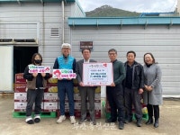 진서면 지산지공 마을기업, 이웃사랑 김치 부안군 기탁