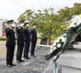 부안경찰서, 제69회 현충일 맞아 충혼불멸탑 참배