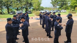 부안경찰, 응급처치 교육 및 임시편성부대 교육훈련 가져
