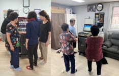 활기 띤 스마트 경로당, TJ미디어 M2로 건강 잡는다